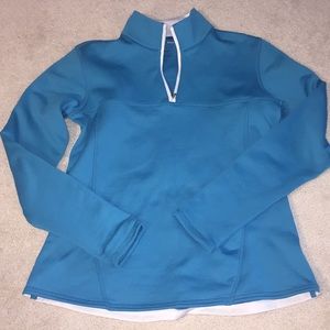 Blue Adidas Clima Warm pullover Small